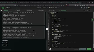 Implement Stack using Array GFG Solution in C Stack Operations Explained DSA Medium Problem