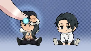 Anime Chibi Jujutsu Kaisen vs Finger