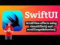 ScrollView effects using visualEffect and scrollTargetBehavior - Layout and Geometry SwiftUI