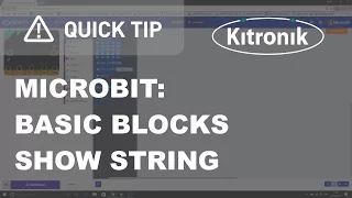 microbit Block Editor - Basic Blocks