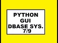 Python GUI Dbase Sys 7 9