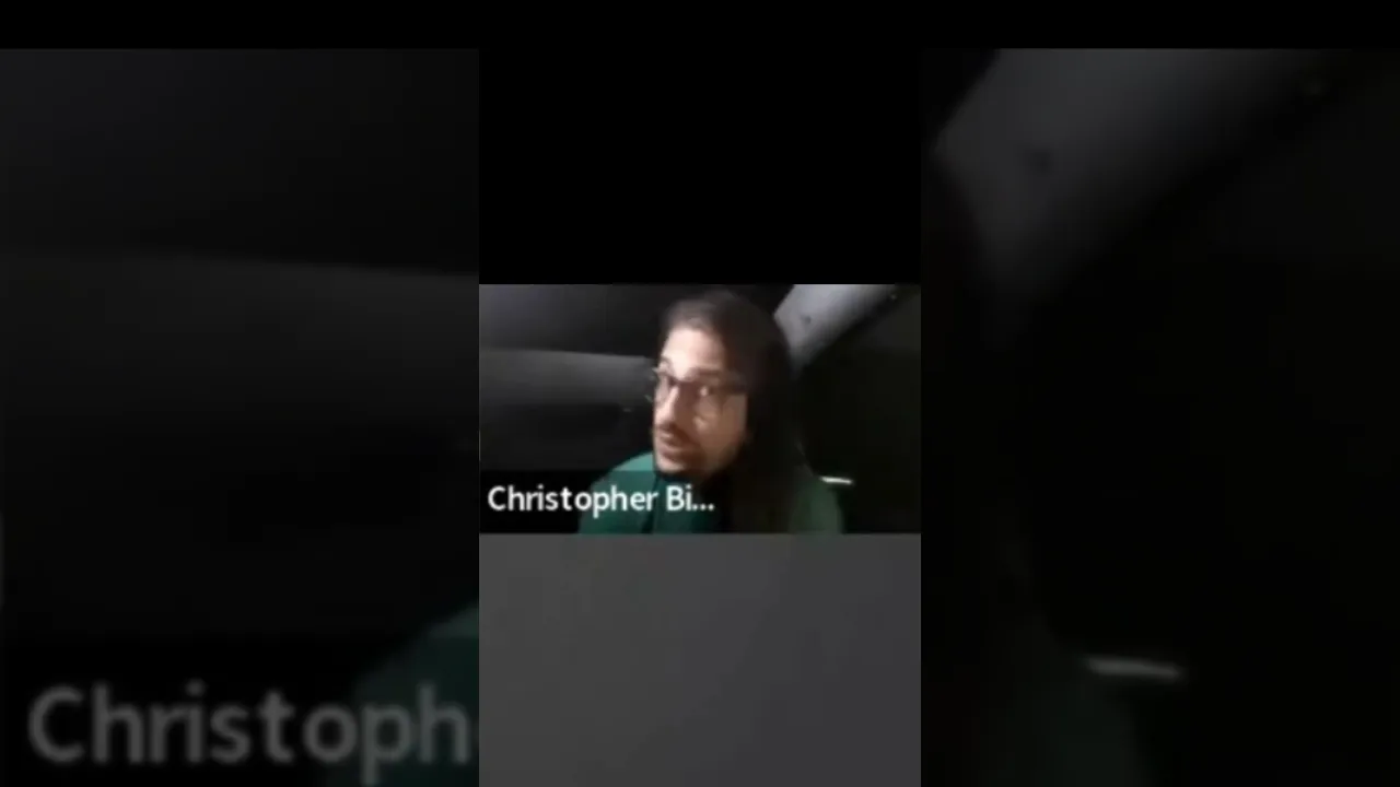 Christopher Bill speaking over video call