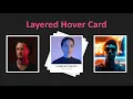 Design CSS Layered Hover Card Effect Using Html and Css