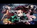Demon Slayer Names Translated In English
