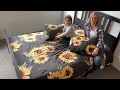 Sunflower bedding set