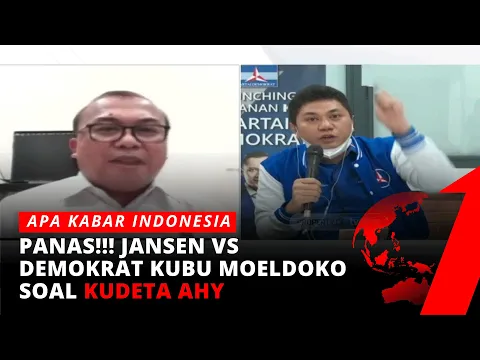 Bersitegang! Jansen Sitindaon vs Jubir Demokrat Kubu Moeldoko, Refly: Perang Akan Terbuka | AKIM
