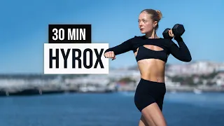 30 MIN HYROX HIIT Workout - Do this if you want to sweat and CHALLENGE YOURSELF