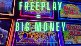 Cleopatra Slot Turns 100 Free Play into BIG CASH
