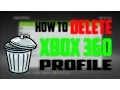 HOW TO DELETE A PROFILE ON XBOX 360 Step by Step Tutorial
