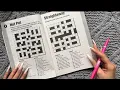 ASMR crossword puzzle close whispers writing