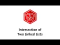 Intersection of Two Linked Lists LeetCode 160 Amazon Coding Interview Tutorial