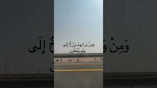 خشوع الشيخ ماهر المعيقلي حتى إذا جاء أحدهم الموت 