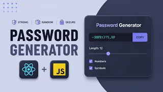 How to Build a Password Generator in React JS React Hooks Project for Beginners