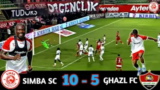 MAGOLI YOTE LEO SIMBA SC 10 5 GHAZL FC MECHI YA KIRAFIKI SOWA AHOUA BAJABER PRE SEASON MISRI 