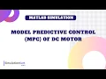 Model Predictive Control MPC of DC motor MATLAB Simulation