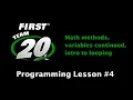 Team 20 Programming - 2021 Java Lesson 4