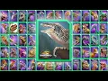 ALL 81 UNIQUES (MUTADON) (JURASSIC WORLD ALIVE)