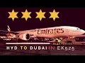 EMIRATES AIRLINES Economy Class EK525 - HYDERABAD TO DUBAI