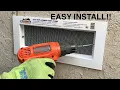 How to replace foundation vent screen - Easy
