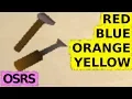 RED Dye BLUE Dye YELLOW Dye ORANGE Dye - The Birth of a Runescaper Episode 13