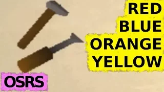 RED Dye BLUE Dye YELLOW Dye ORANGE Dye - The Birth of a Runescaper Episode 13