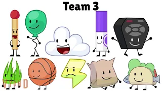 IDFB TLC Character Elimination Teams