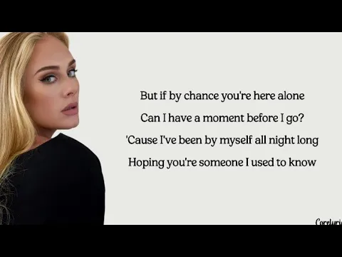 Download MP3 Adele - When We Were Young (lyrics)