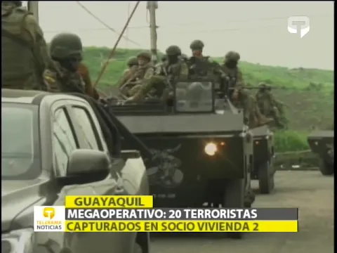 Megaoperativo 20 terroristas capturados en Socio Vivienda 2