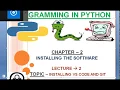 CHAPTER 2 INSTALLING VISUAL STUDIO CODE AND GITBASH LECTURE 2