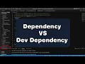Dependency vs Dev Dependency in Flutter pubspec yaml file Types of Dependencies in used in flutter