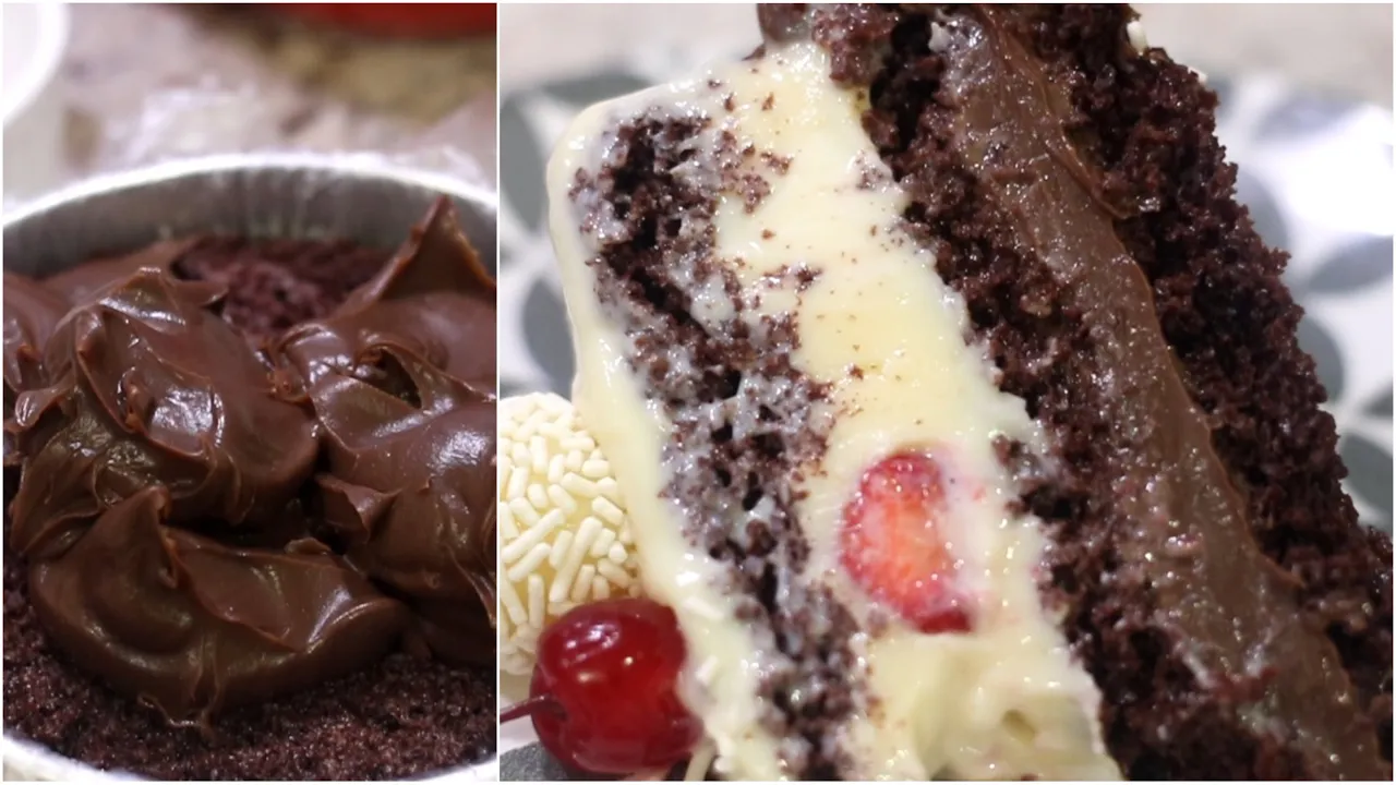 Brigadeiro Chocolate cake (NO BAKE)