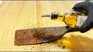 Almost Nobody Knows This Method! Restoring a Rusty Kitchen Knife – From Scrap Metal to Treasure