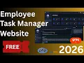 Complete Employee Task Management System using PHP MySQL XAMPP 2026 Free Source Code