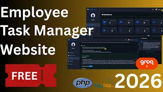 Complete Employee Task Management System using PHP MySQL XAMPP 2026 Free Source Code