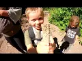 Riding Dirt Bikes To Secret Camping Site on the Creek!