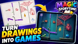 Magical Story Time Turns This Spooky Spider Maze Into A Playable Video Game!