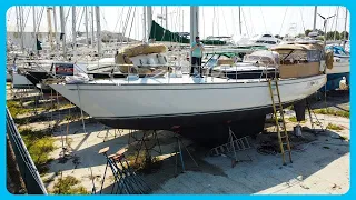 A Beautiful and Relatively AFFORDABLE 50′ Bluewater Cruiser [Full Tour] Learning the Lines