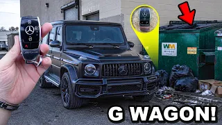 Found a G-Wagon Dumpster Diving at a Mercedes Dealership!! Jackpot Dumpster Diving! Mercedes G63 AMG