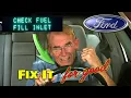 The 89G TECH TIP - Ford Vehicle Check Fuel Fill Inlet Fault Message Fix DIY Easy