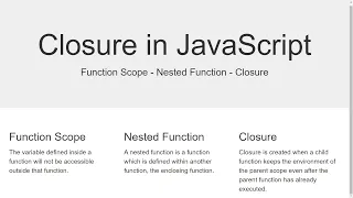JavaScript Closure Tutorial - with examples DIY task and GitHub Link