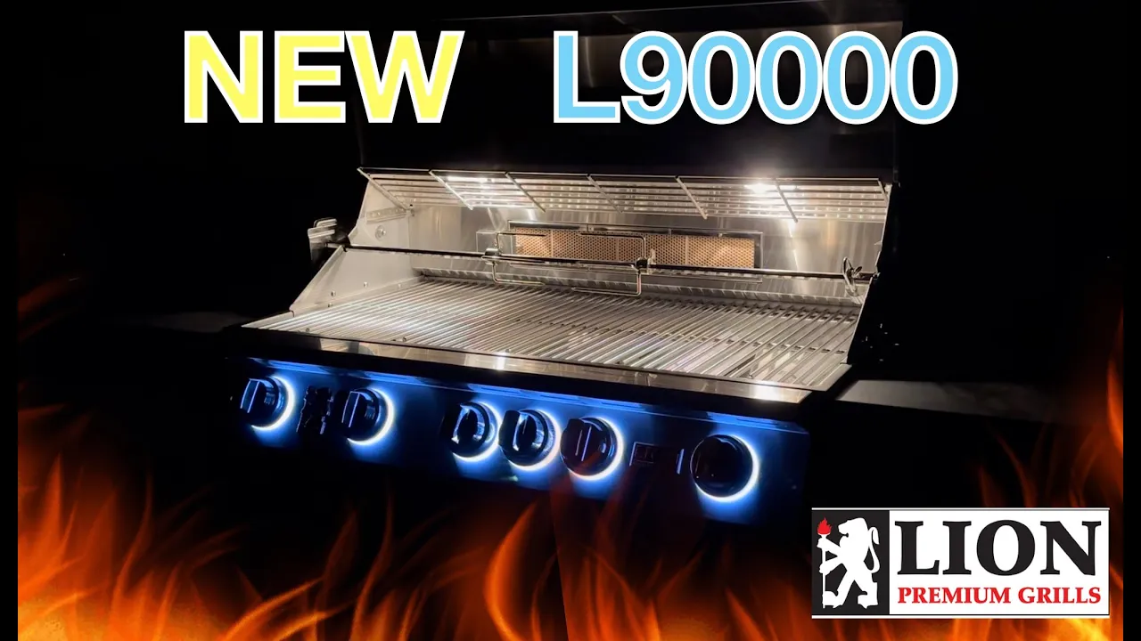 Lion Premium Grills L2374 Double Drawer, 22 by 15-Inch Lion 26-Inch Stainless Steel Drop In Gas Double Side Burner