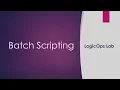 Tutorial 02 Batch Scripting Tutorial in Hindi Overview Features Uses