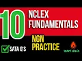 NCLEX Fundamentals Practice Test 10 High Yield Questions Next Gen NCLEX
