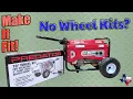 Retrofitting a Generator Wheel Kit from Harbor Freight