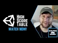 Unity 2D tutorial Scoreboard for Beginners ADD A HIGH SCORE TABLE
