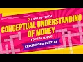 How to teach Conceptual Understanding of Money to kids using crossword puzzles