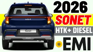 2026 Kia Sonet HTK Plus Diesel 1.5L On Road Price | Offers, EMI & Loan Price | Sonet HTK+