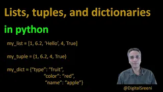 10 - lists tuples and dictionaries