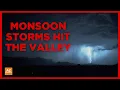 Wall of dust moves through Phoenix metro