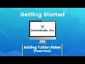 DanceStudio-Pro Adding Tuition Rates - Fixed Fees